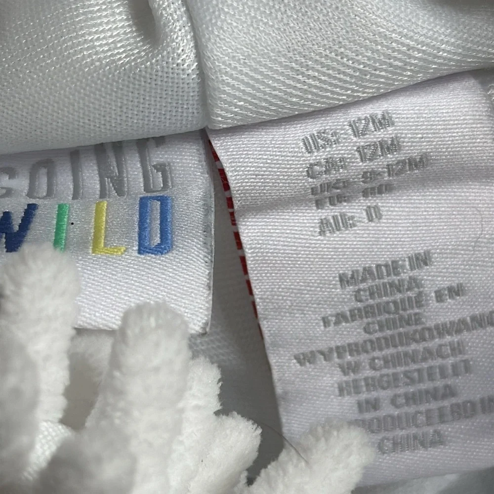 Adorable Cow Costume for Babies Sz 12 Mos chenille w horns/bell/tail  Halloween - Picture 7 of 8